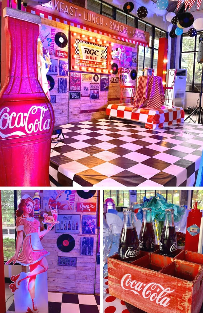 Retro Birthday Party Ideas Retro Party Night Birthday Diners Theme 