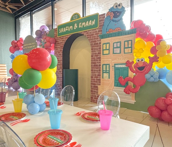 123 Sesame Street party