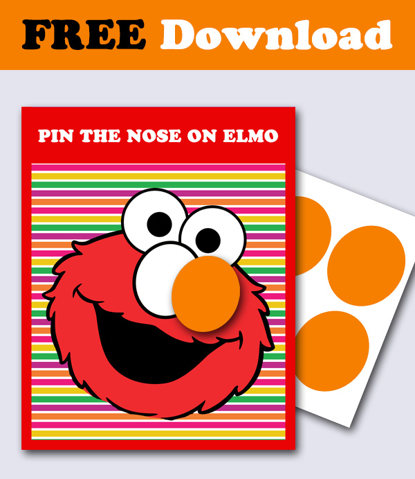 FREE Download Pin the Nose on Elmo Poster
