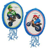 Mario Kart Wii Mario and Luigi 18 Pull-String Pinata