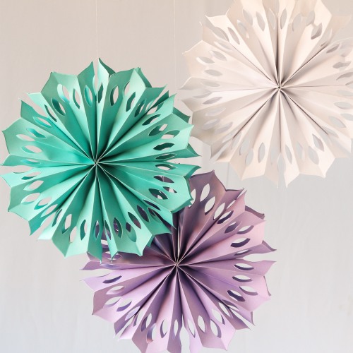 Paper Flower Pinwheels