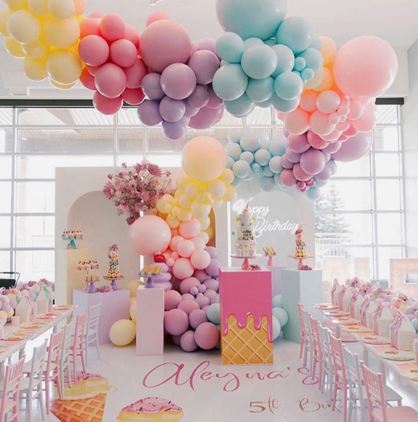 Pastel Ice Cream 5th Birthday Party