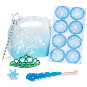 Snowflake Winter Wonderland Filled Party Favor Box