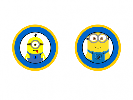 Free Minion Printable - Use for Centerpiece or Banner