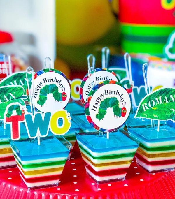 Very Hungry Caterpillar Party jelly