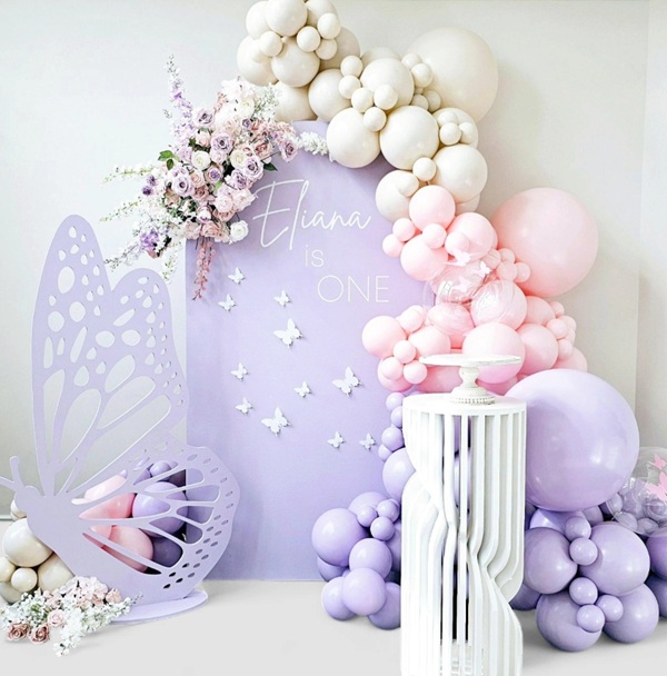 beautiful butterfly from caterpillar party