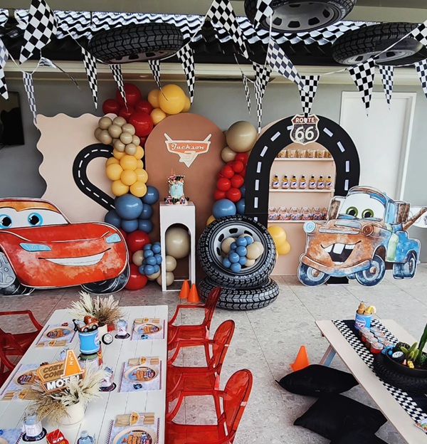 car birthday party decorations