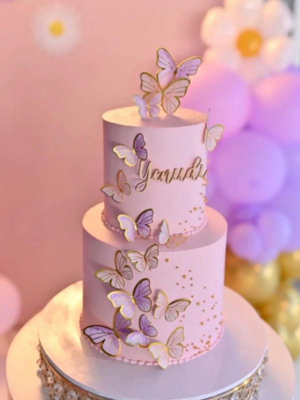 dreamy butterfly cake