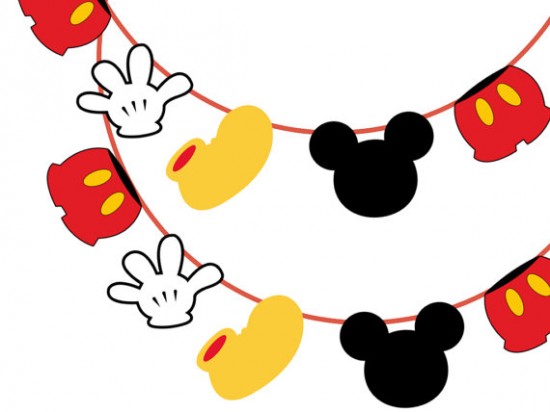 free mickey mouse banner