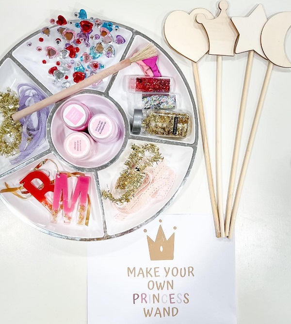 make your own princess wand station