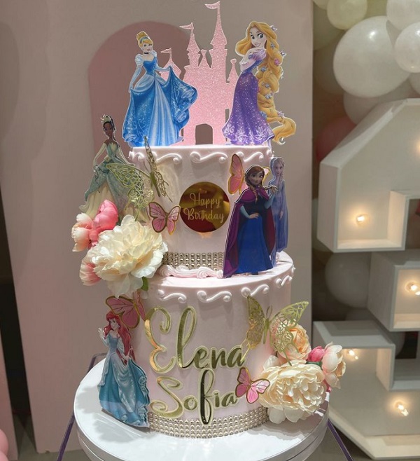 princess cutout toppers for cake