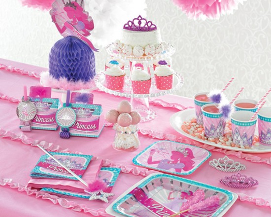 princess-party-themed-decorations-Princess Birthday Party Ideas