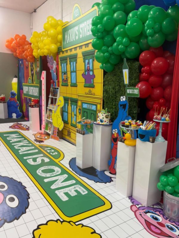 sesame street first birthday