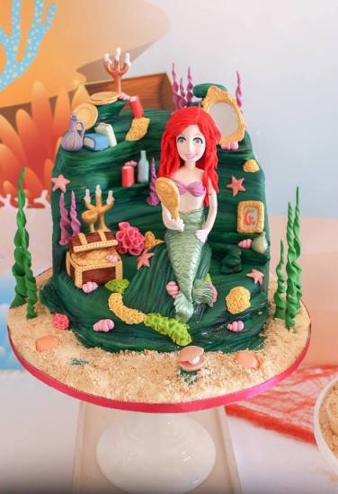 Ariel Mermaid inspired birthday party