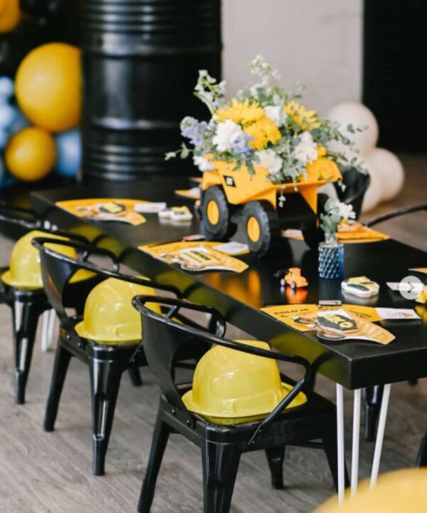Construction party centerpiece