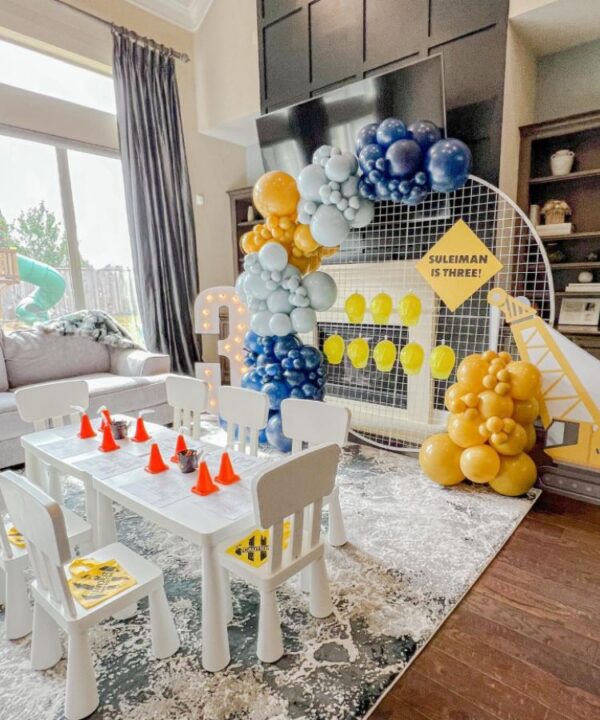 Construction-Themed Birthday Party