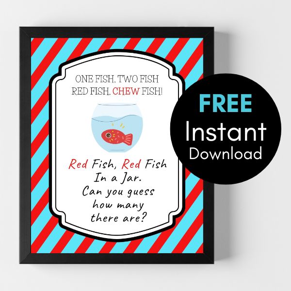 FREE how many red fish guessing game