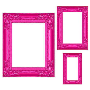 Pink Frame Photo Prop Set of 3