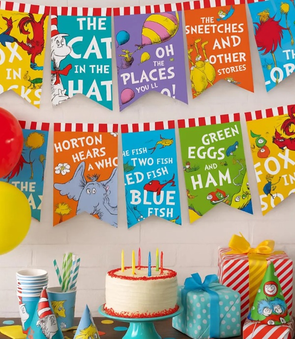 dr seuss themed banner printable