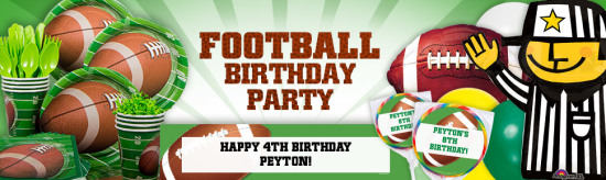 football birthday party decorations and supplies