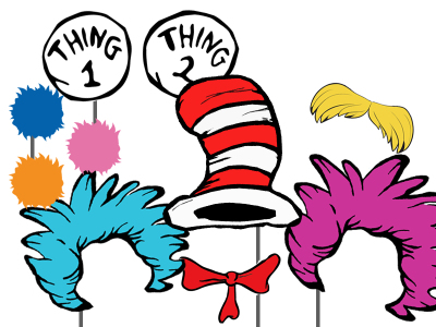 dr seuss cat in the hat thing one thing two birthday party ideas for kids