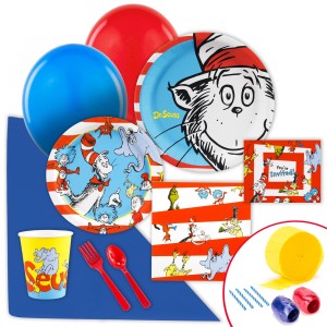 Dr. Seuss Cat in the Hat & Thing One Thing Two - Birthday Party Ideas ...