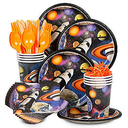 space party tableware