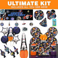 space party tableware and kit