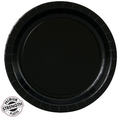 Black Velvet (Black) Dessert Plates