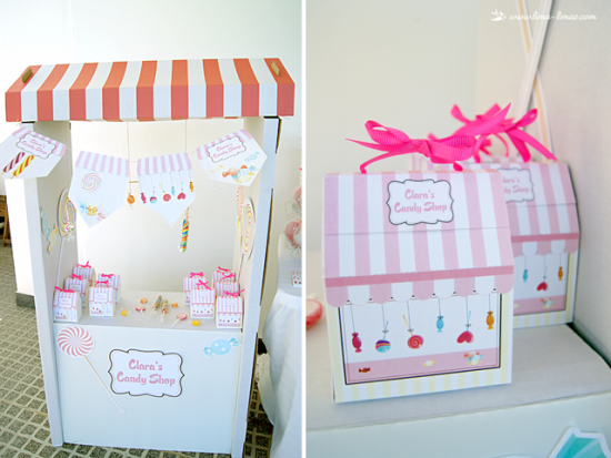Candy Shop Themed Birthday Party bags