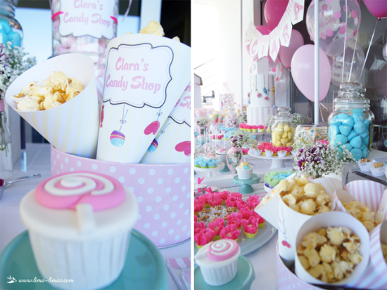 Candy Shop Themed Birthday Party decorations