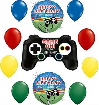 Gamers Game On! It's Your Birthday Balloon Decoration Kit