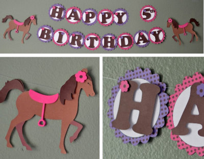 Pony Birthday Supplies, Horse Birthday Party Supplies
