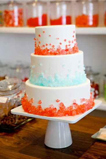 candy shoppe party cake