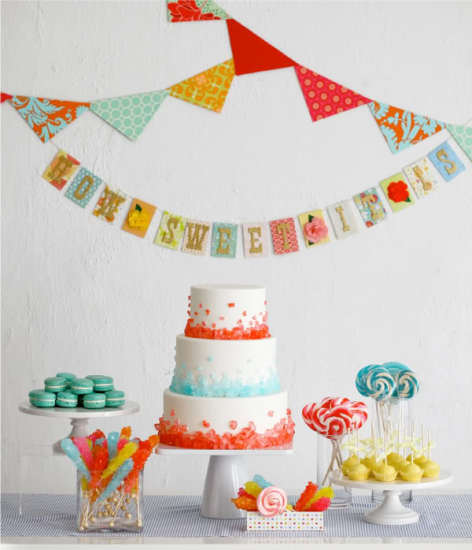 candy shoppe party sweet table