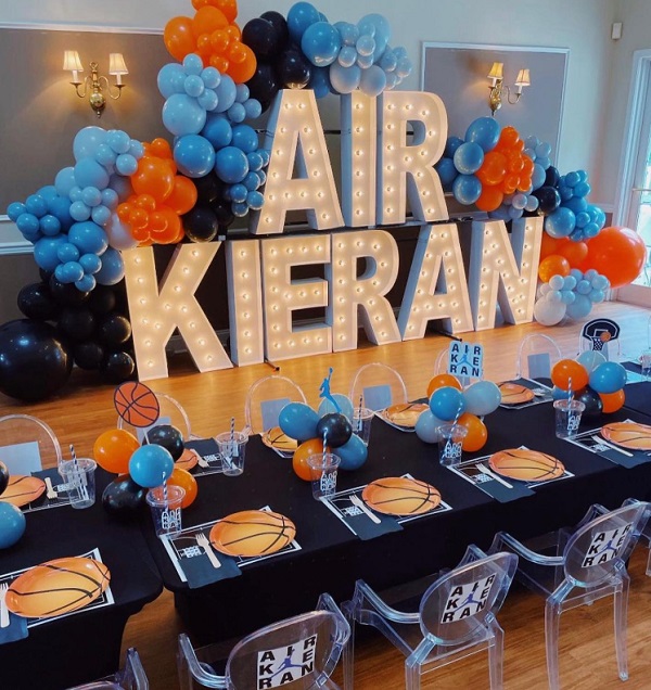 air jordan cutout centerpieces