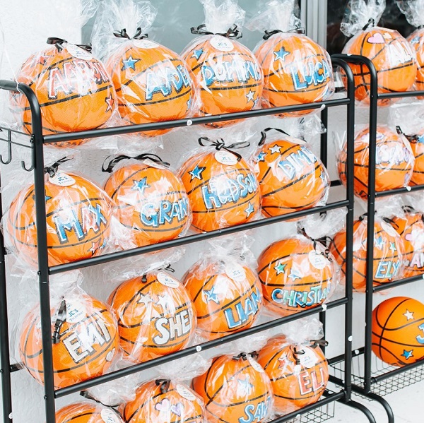 personalized with name basketballs