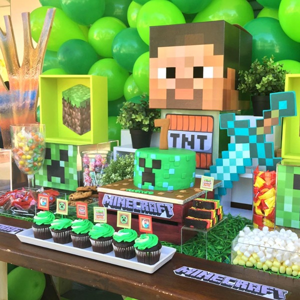 minecraft birthday party
