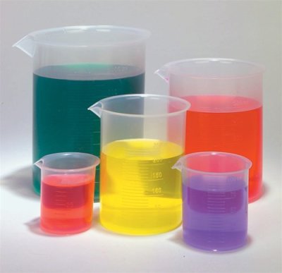 mad science party ideas and supplies Plastic Beaker Set