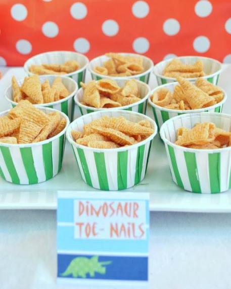 orange-green-roaring-dinosaur-toe-nails-snack-dinosaur-party-snack-food-ideas