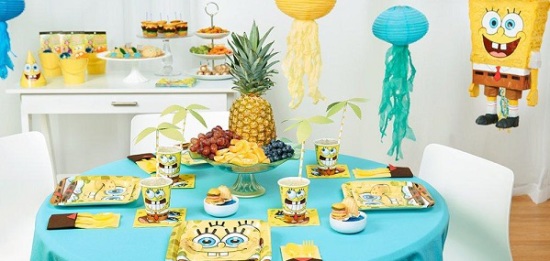 SpongeBob party decoration supplies