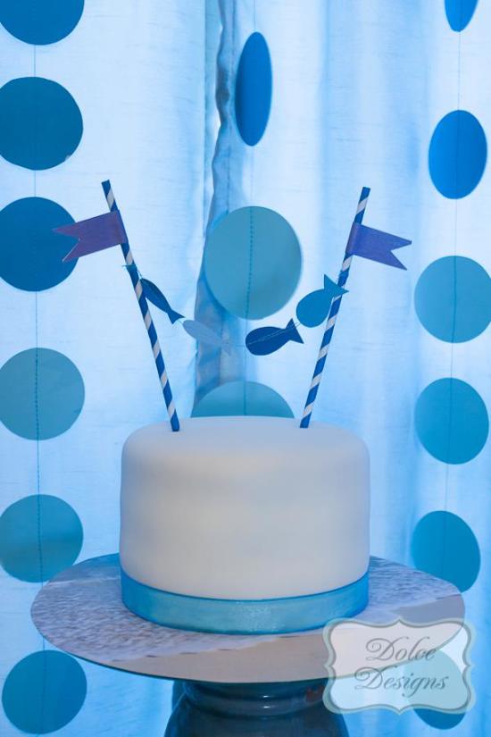 Under the Sea Birthday Party cake