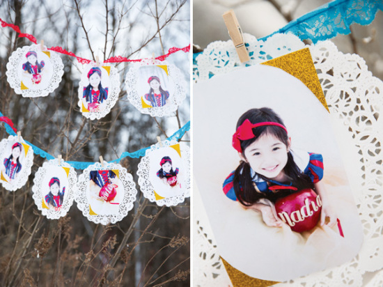 Charming Snow White Party banner