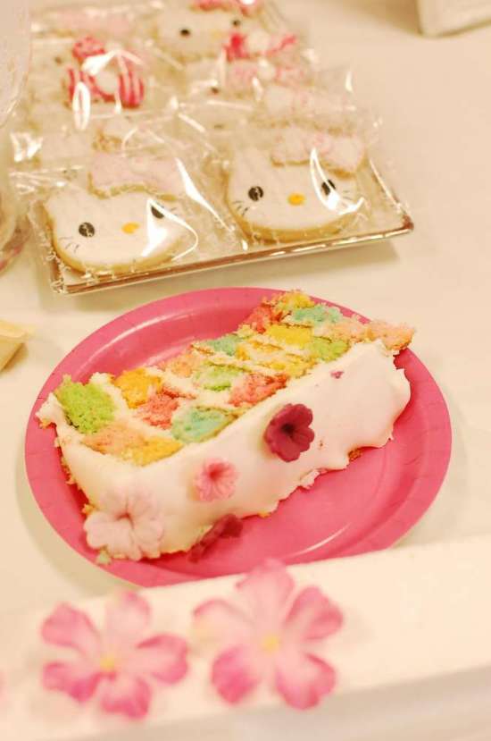Hello Kitty Birthday Party cake