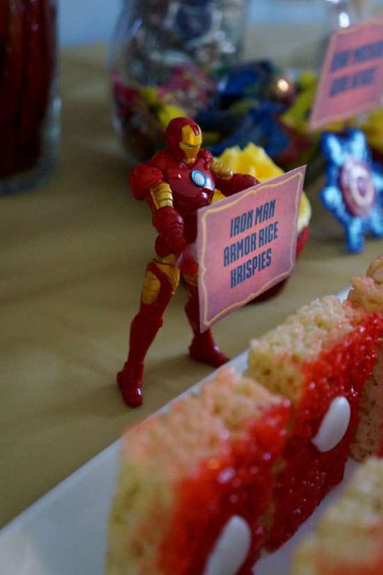 ironman-birthday-party-armour-rice-krispies-label