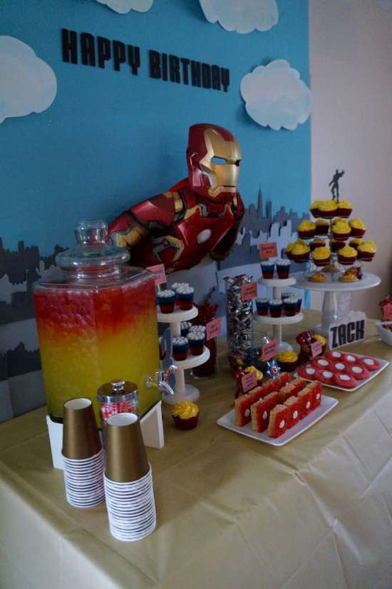 Ironman Birthday Party - Birthday Party Ideas for Kids