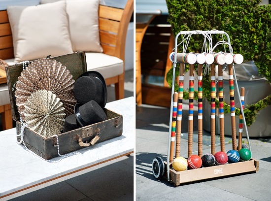 Derby & Roaring Gatsby Birthday Party Activity and games - croquet
