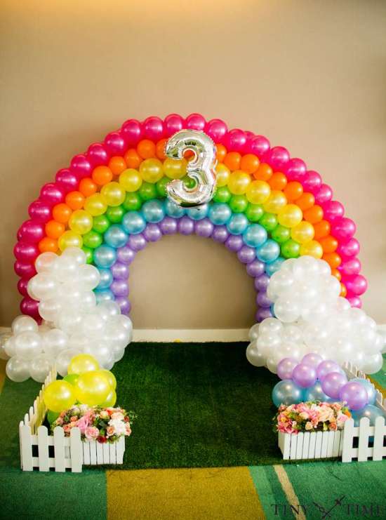 My Little Pony rainbow balloons