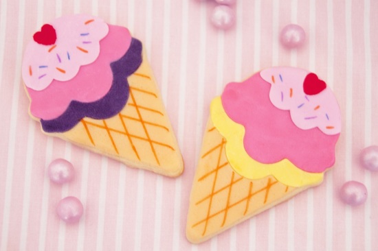 ice cream parlor party ideas cookies