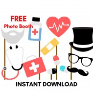 Free Doctor Photobooth Props